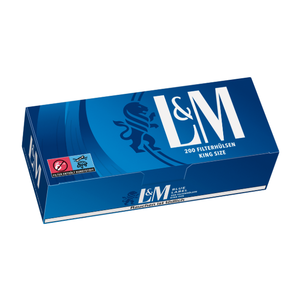 L&M Hülsen Blue 5 x 200 Stück